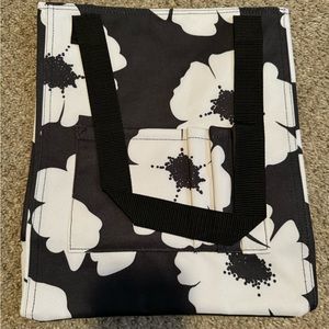 Thirty One Tall Organizing Tote White Poppy NEW